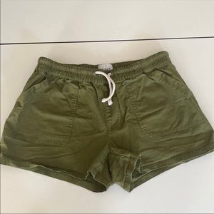 Pact Shorts, Olive Green Color, Size Medium